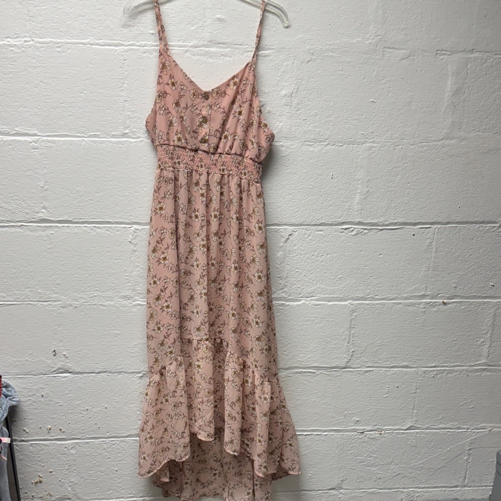 Liberty Love High Low Spaghetti Strap Dress